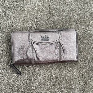 Coach Shimmering Silver Women's Wallet